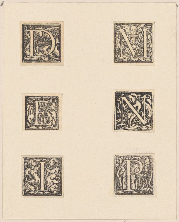 Roman Majuscule Alphabet