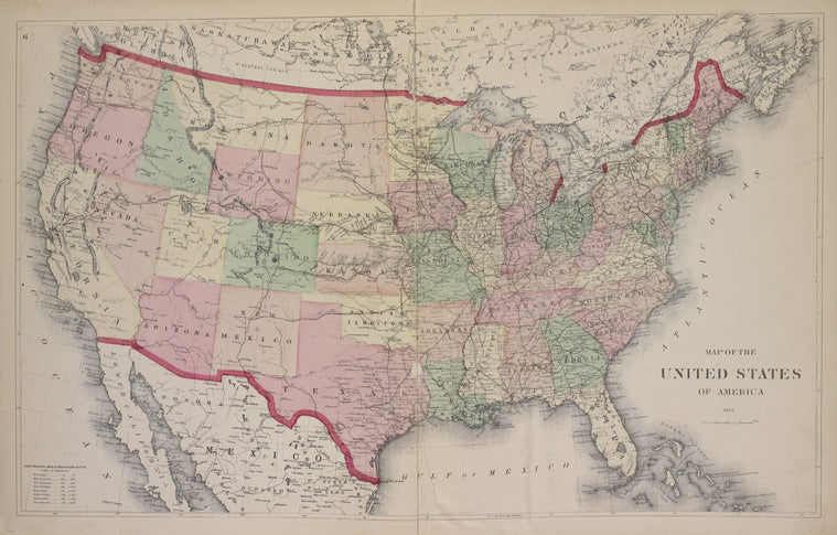 Map of the United States of America