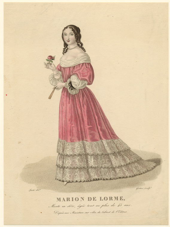 Marion de Lorme, morte en 1650, âgée tout au plus de 45 ans