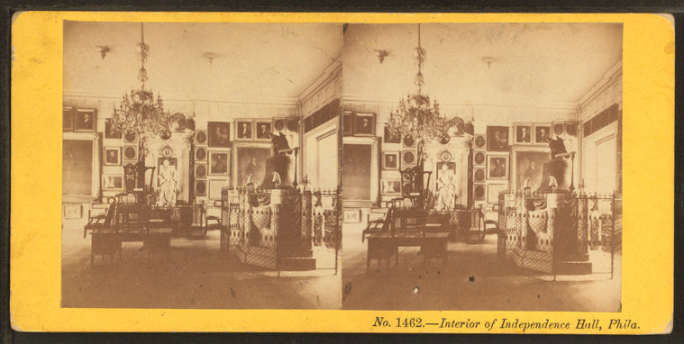 Interior of Independence Hall, Phila.