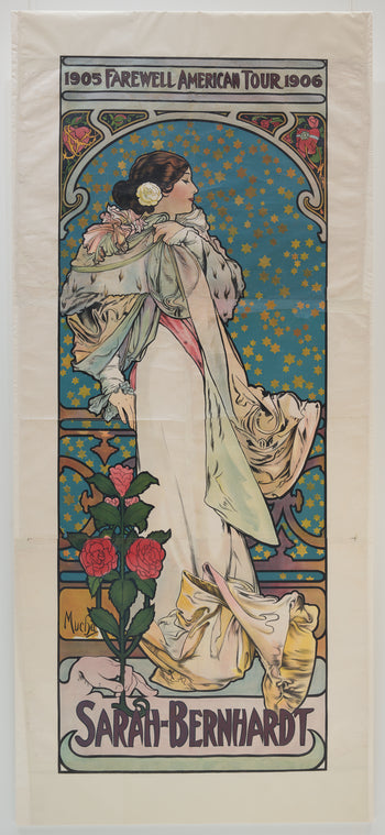Sarah Bernhardt's farewell American tour: poster, circa 1905