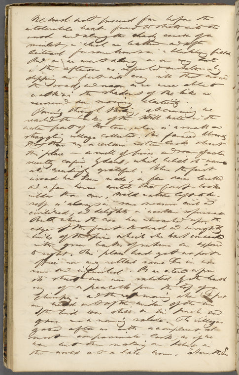 A Walk to Wachusett. Holograph draft, dated 1842.