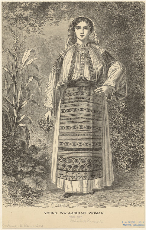 Young Wallachian woman.