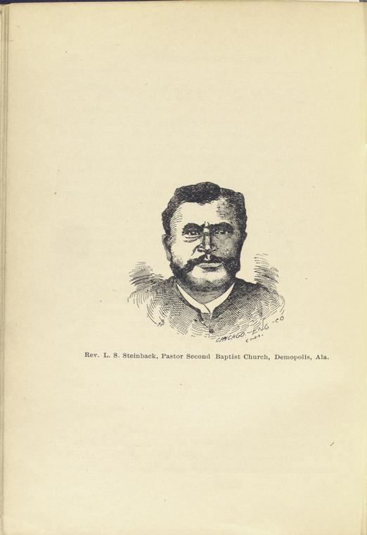 Rev. L. S. Steinback, Pastor Second Baptist Church, Demopolis, Ala.