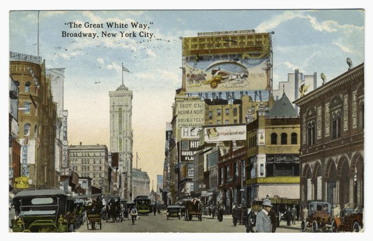 "The Great White Way," Broadway, New York City