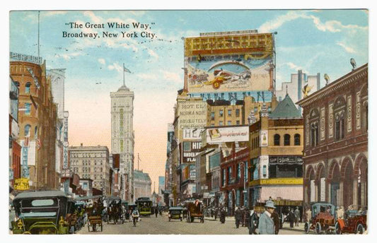 "The Great White Way," Broadway, New York City