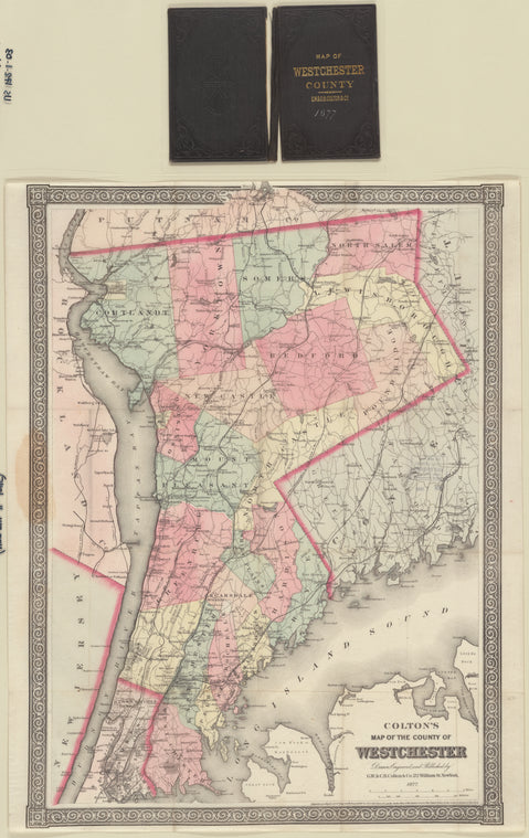 Colton's map of the county of Westchester