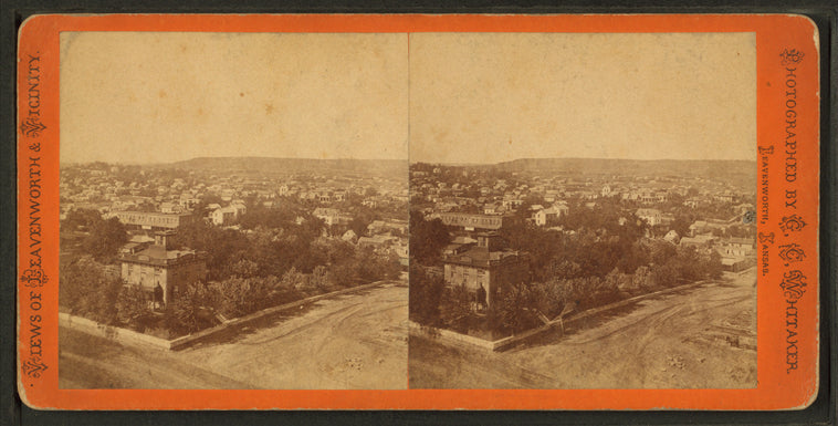 View looking southwest from the tower of the new court house.