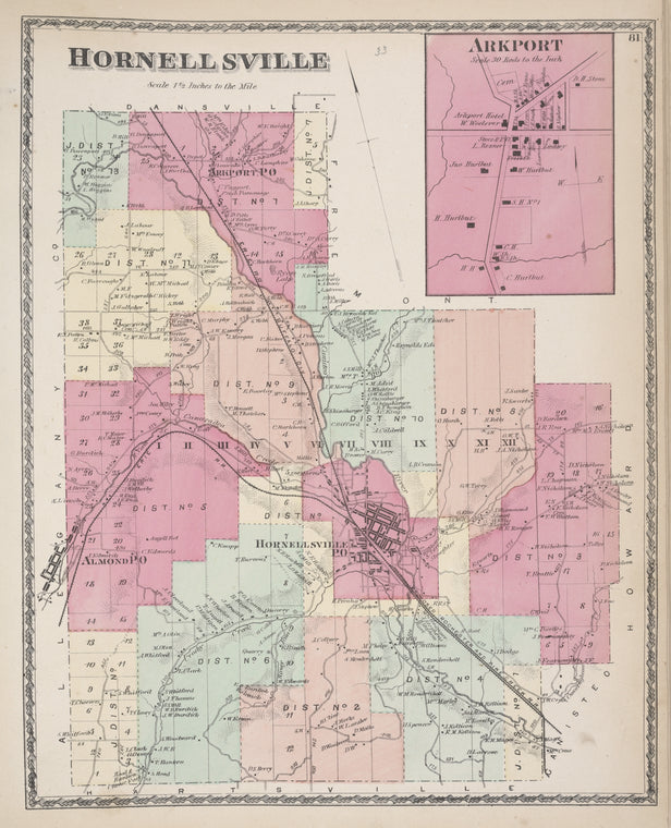 Hornellsville [Township]; Arkport [Village]