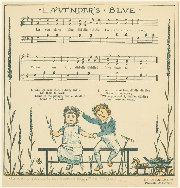 Lavender's blue.
