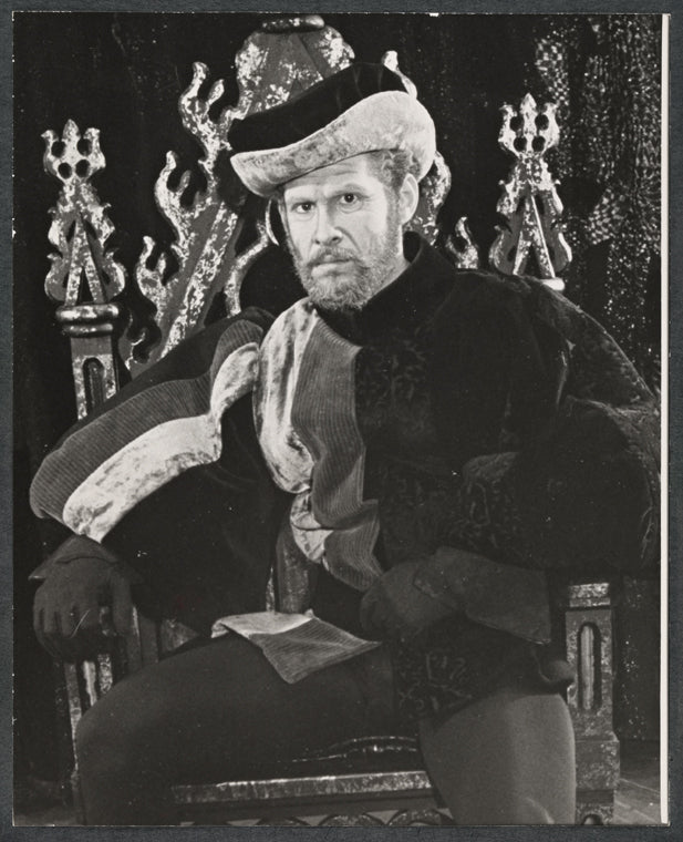 Rex Robbins in the stage production Richard II