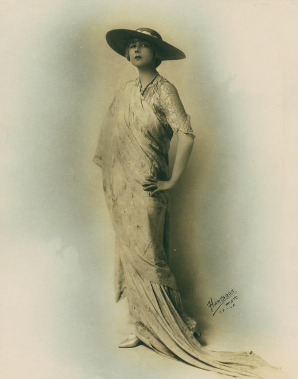 Ruth St Denis in St Denis Mazurka.