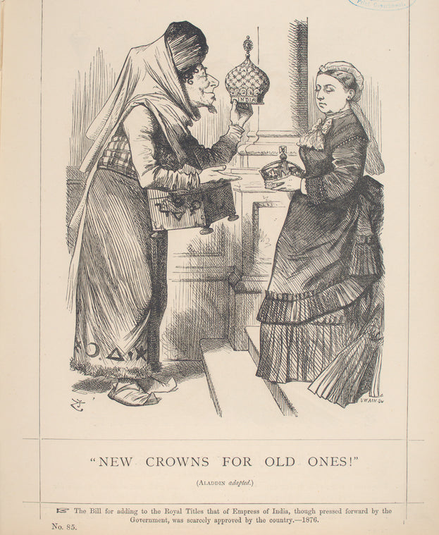 New crown for old ones!' (Aladdin adapted.)