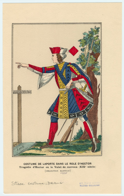 Costume de Laporte dans le role d'Hector