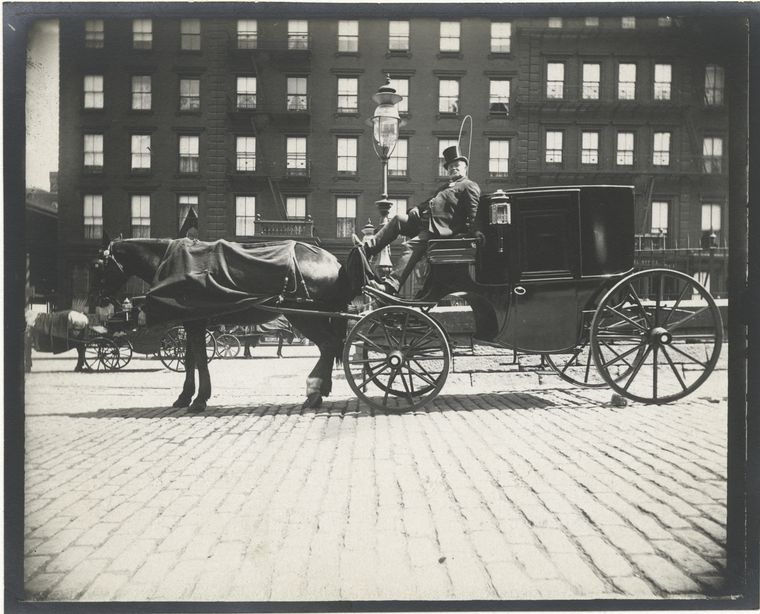 Hansom cab.