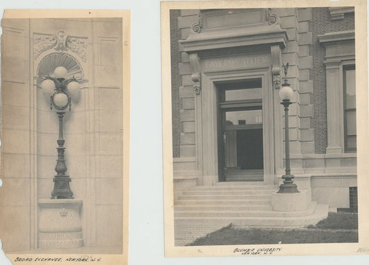 Broad Exchange [historic place on 25 Broad Street], New York, N.Y.; Columbia University [Fayerweather Hall], New York, N.Y.