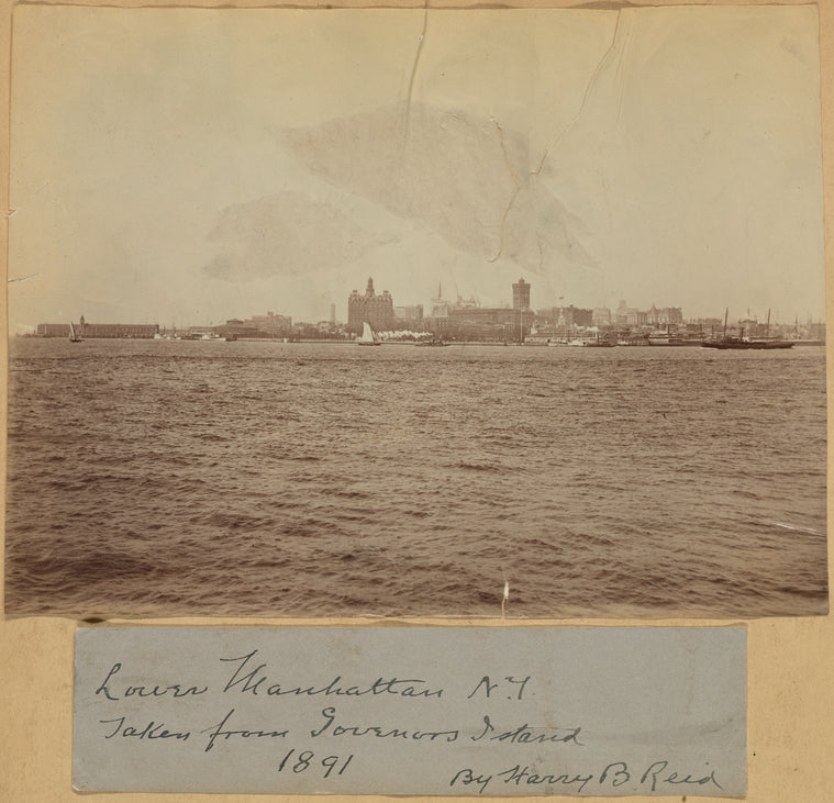 Lower Manhattan NY, taken from Governors Island by Harry B. Reid