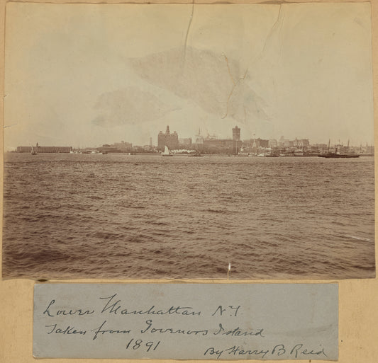 Lower Manhattan NY, taken from Governors Island by Harry B. Reid