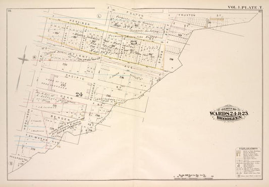Map bound by Herkimer St., Rockaway Ave., Fulton St., Truxton St., City Line, Prospect Pl., Hopkinson Ave.; Including Atlantic Ave., Pacific St., Dean St., Bergen St., St. Marks Ave., Ocean Pl., Cunther Pl., Pleasant Pl., Olive Pl., Stone Ave.
