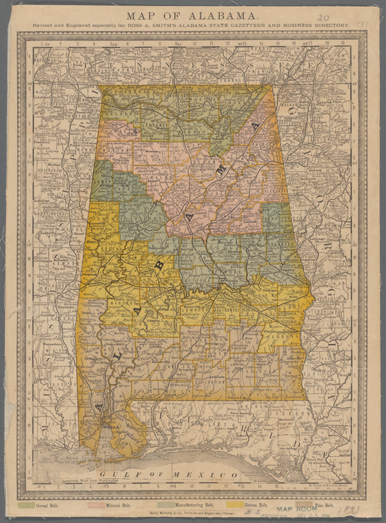 Map of Alabama