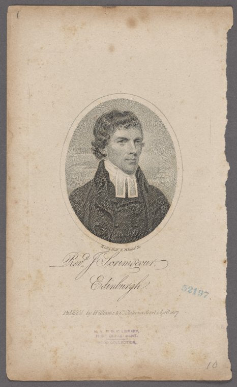 Rev. J. Scrimgeour, Edinburgh