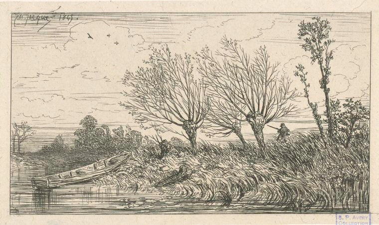 Paysage : saules.