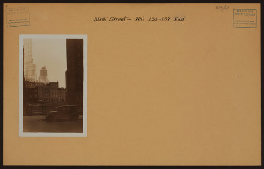 Manhattan: 39th Street (East) - Lexington Avenue
