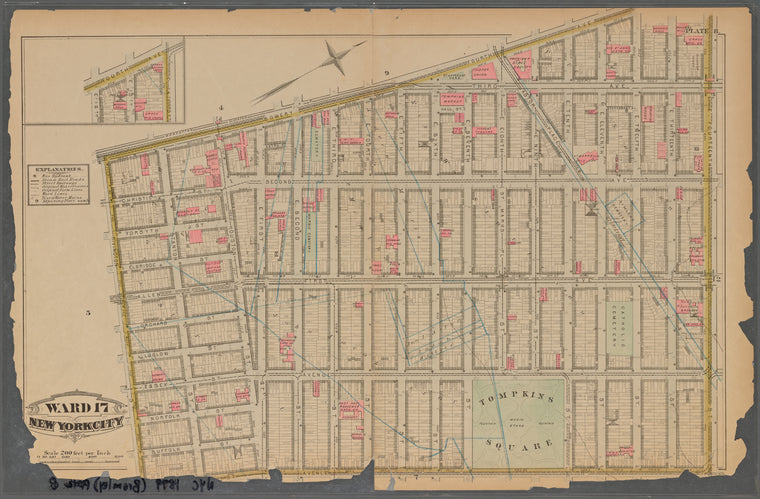 [Bounded by Bowery, Fourth Avenue, Fourteenth Street, Avenue B, Cinton Street and Rivington Street]
