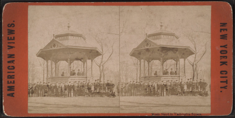 Music Stand in Washington Square.