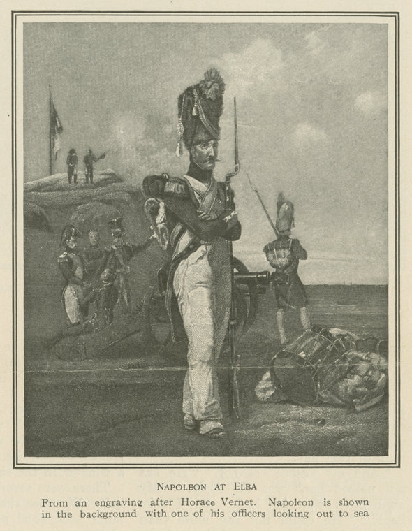 Abdication at Fountainbleau, exile to Elba, return from Elba, 1814-1815