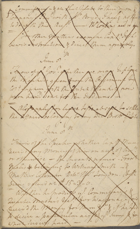 George Washington notebook as a Virginia colonel