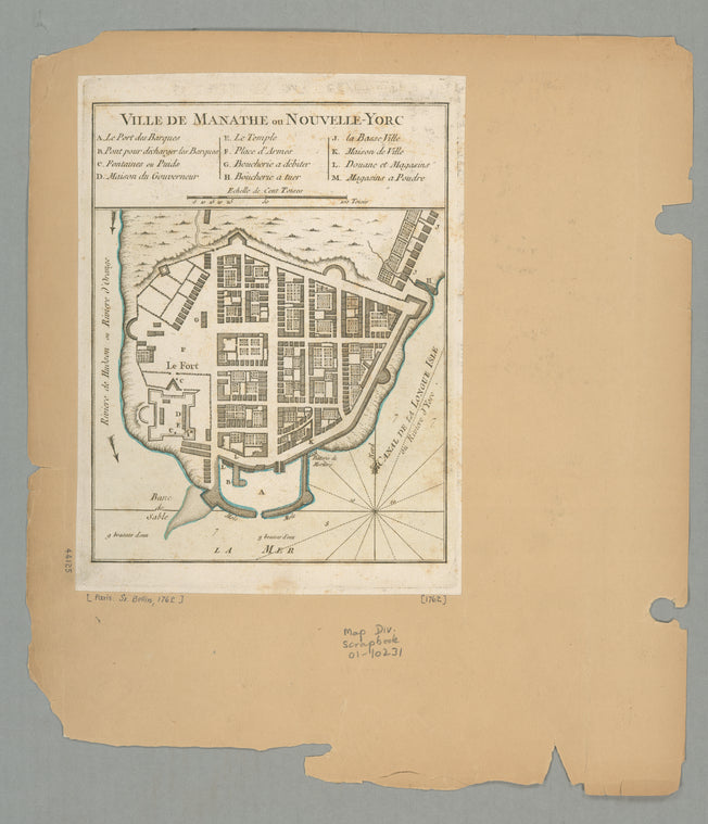 Ville de Manathe ou Nouvelle-Yorc.