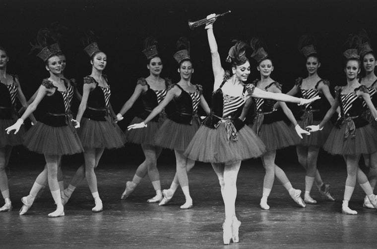 New York City Ballet production of "Stars and Stripes" with Gloria Govrin, choreography by George Balanchine (New York)