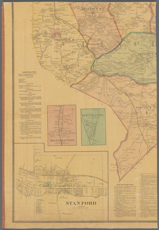Map of Garrard and Lincoln counties, Kentucky : from new and actual surveys
