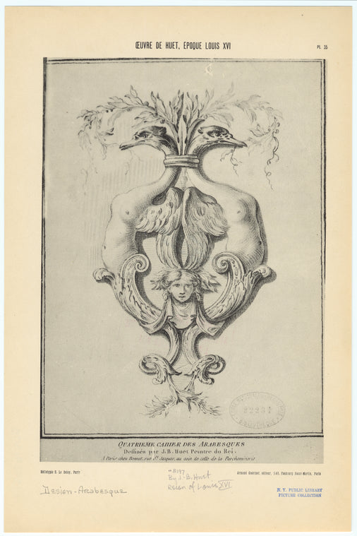 Quatrieme cahier des arabesques