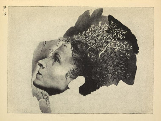 Automatic beginning of portraits of Gala (unfinished).