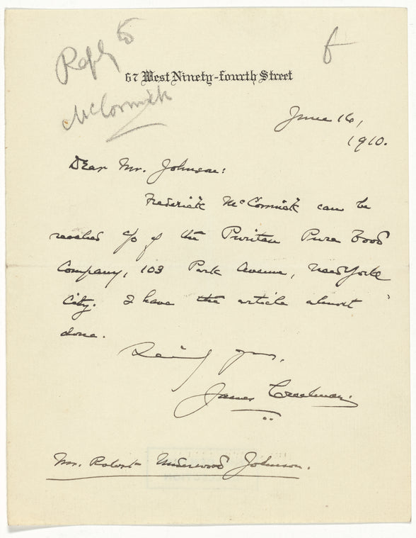 Creelman, James