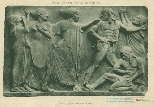 The death of Aegisthus