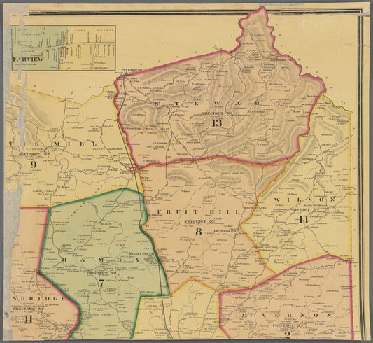 Map of Christian County, Ky. : from actual surveys and official records