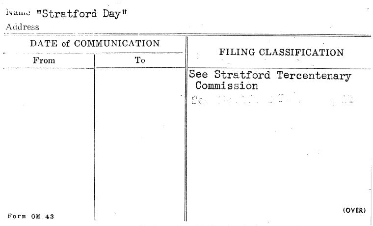 Stratford Day