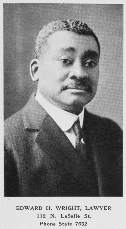 Edward H. Wright, Lawyer; 112 N. LaSalle St., Phone State 7652.