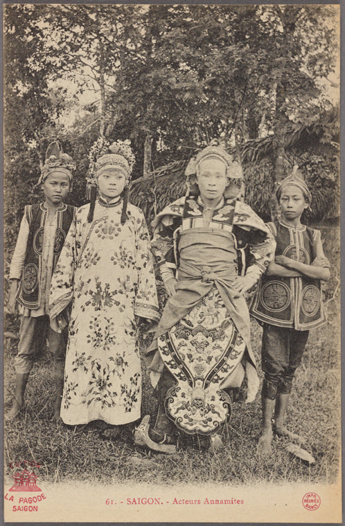 Saigon.  Acteurs Annamites.