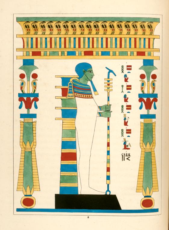 Phtha ou Ptha [Ptah] (Phtha, Héphaistus [Hephaistos], Vulcain [Vulcan].)