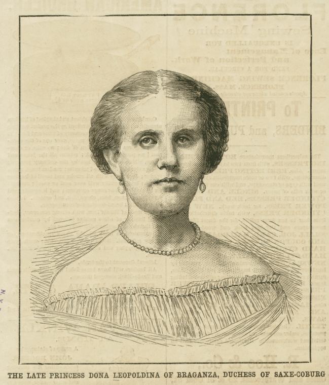Leopoldina, Empress, consort of Pedro I, Emperor of Brazil, 1797-1826.