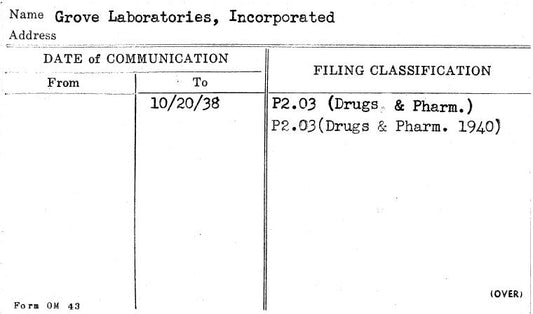 Grove Laboratories, Incorporated