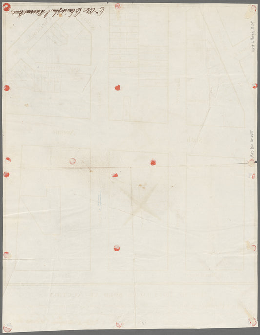 Map of lots to be sold at auction by James Bleecker & Sons, on Tuesday, Feby. 21st, 1832, at 12 o'clock at the Merchants Exchange, by order of W.H. Harison & George B. Smith, trustees &ca. and others