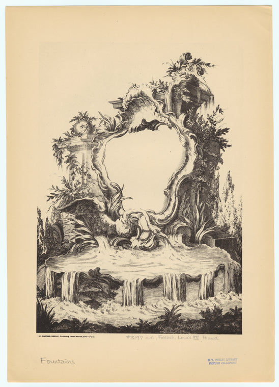 Fountain, French, Louis XV period