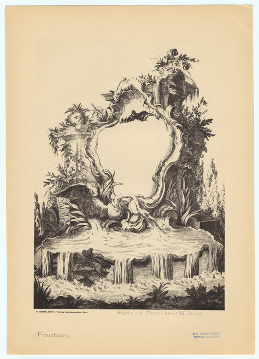 Fountain, French, Louis XV period