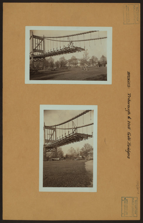 Bridges - Triborough and Hell Gate Bridges - [Astoria Park, Queens.]