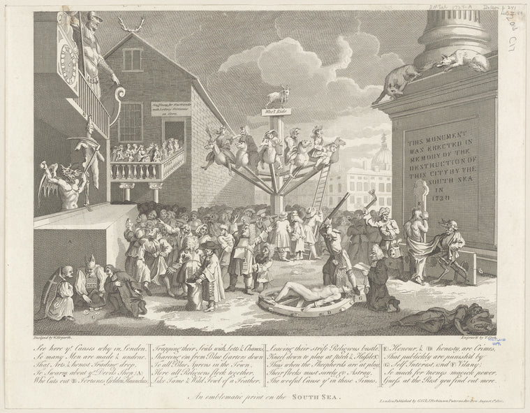 An emblematic print on the South Sea